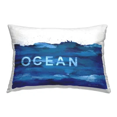 Stupell Industries Throw Pillow In Blue