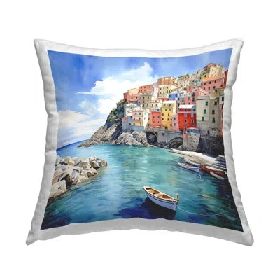 Stupell Industries Throw Pillow In Blue