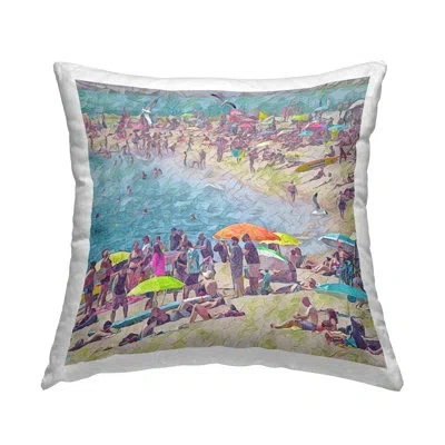Stupell Industries Throw Pillow In Blue