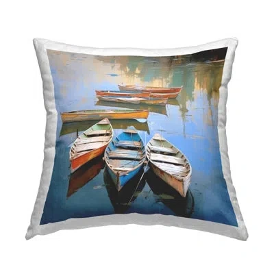 Stupell Industries Throw Pillow In Blue