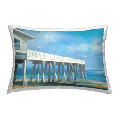 Stupell Industries Throw Pillow In Blue