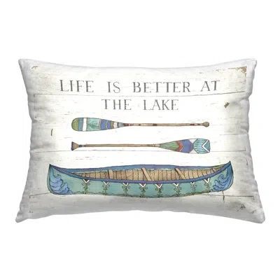Stupell Industries Throw Pillow In Blue