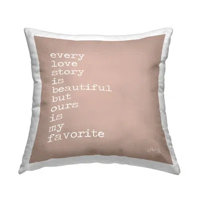 Stupell Industries Throw Pillow In Brown