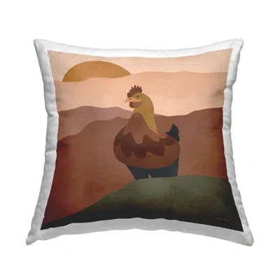 Stupell Industries Throw Pillow In Brown