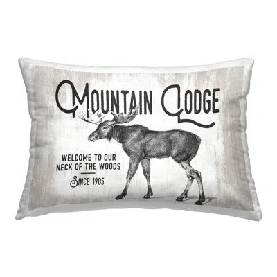 Stupell Industries Throw Pillow In Gray