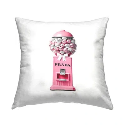 Stupell Industries Throw Pillow In Pink