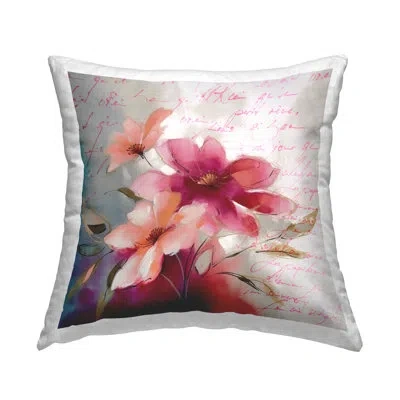 Stupell Industries Throw Pillow In Pink