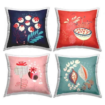 Stupell Industries Throw Pillow In Red