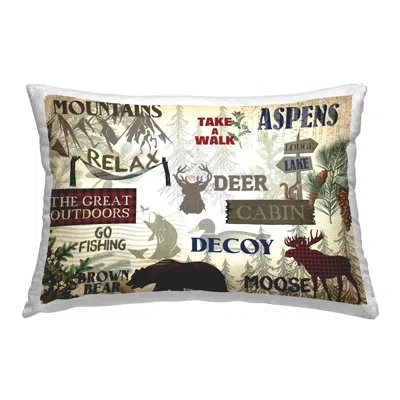 Stupell Industries Throw Pillow In Tan