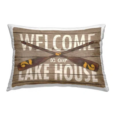 Stupell Industries Throw Pillow In Tan