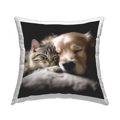 Stupell Industries Throw Pillow In Tan