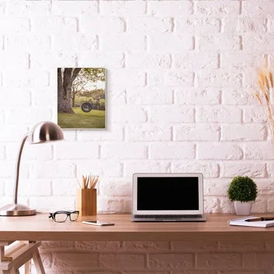 Stupell Industries 'tire Swing Country Farm Landscape' By Third And Wall - Photograph Print In Wall Plaque