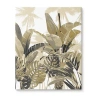Stupell Industries Tropical Layered Summer Palms Canvas Art In Green
