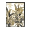 Stupell Industries Tropical Layered Summer Palms Framed Print In Green