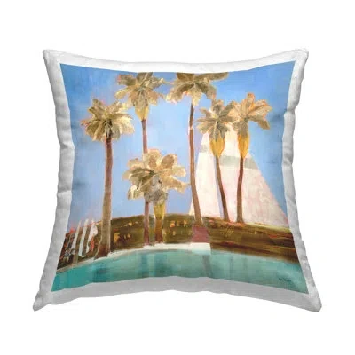 Stupell Industries Tropical Summer Sea Scene Printed Throw Pillow Design By Third And Wall