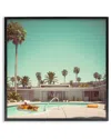 Stupell Industries Vacation Pool Desert Retreat Framed Giclee Art In Multi