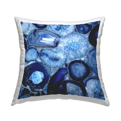 Stupell Industries Varied Gemstone Agate Shapes Printed Throw Pillow Design By Danielle Carson