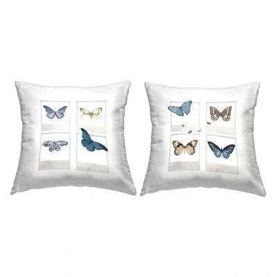 Stupell Industries Various Butterflies Camera Film Printed Throw Pillow Design By Karen Smith (set Of 2)