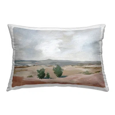 Stupell Industries Vast Desert Mountains Printed Outdoor Throw Pillow Design By Pamela Munger In Tan