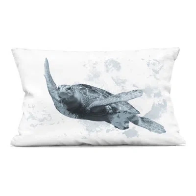 Stupell Industries Weathered Sea Turtle Decorative Printed Throw Pillow Design By Marcus Prime In Gray