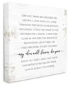 Stupell Industries When My Children Are Grown Text Homely Word Design Stretched Canvas Wall Art By Jennifer In Off-white