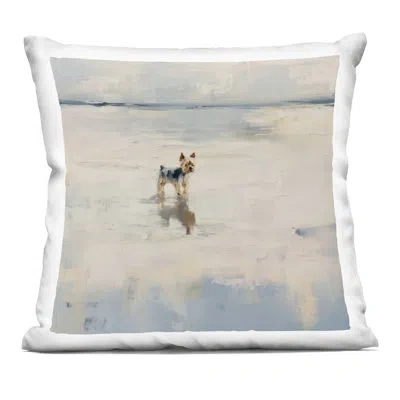 Stupell Industries White Moon Horse Decorative Printed Throw Pillow, Design By Svetlana Aleynikova, 14 X 7 X 20 In Blue Dog