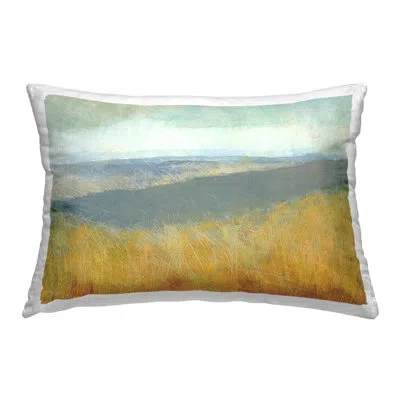 Stupell Industries Windblown Country Reeds Decorative Printed Throw Pillow Design By Dita Jacobovitz In Tan