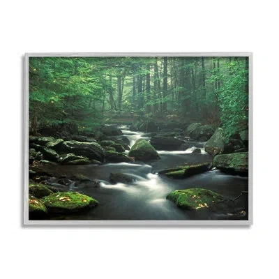 Stupell Industries Woodland Creek Landscape Canvas Wall Art Design By Patrick Zephyr In Green