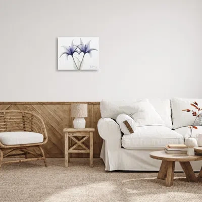 Stupell Industries X-ray Lily Flowers On Canvas Photograph