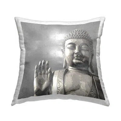 Stupell Industries Zen Buddha Spiritual Symbol Printed Throw Pillow Design By Tom Bray