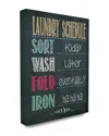 Stupell Laundry Schedule Chalkboard Bathroom