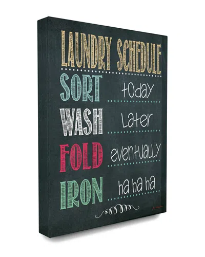 Stupell Laundry Schedule Chalkboard Bathroom