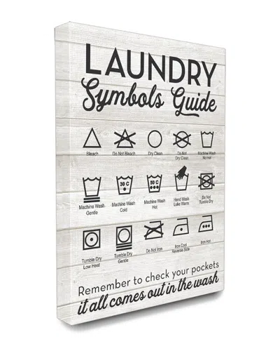 STUPELL STUPELL LAUNDRY SYMBOLS GUIDE TYPOGRAPHY