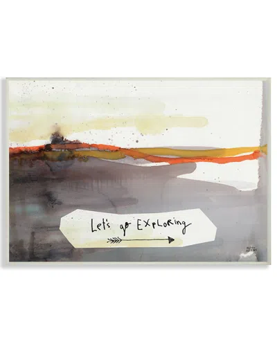 Stupell Lets Go Exploring Painterly Landscape By Melissa Averinos