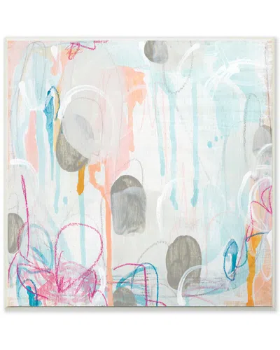 Stupell Lines And Splashes Abstract Painting By June Erica Vess