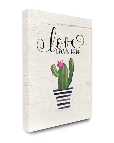 Stupell Love Grows Here Cactus