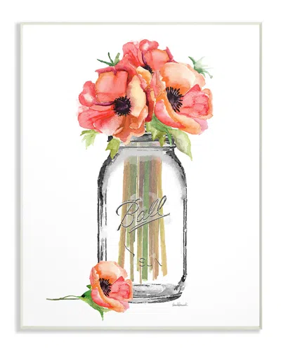 Stupell Mason Jar Poppys