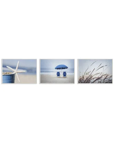 Stupell Misty Morning Starfish Chairs Dunes Photographs By Elizabeth Erquhart