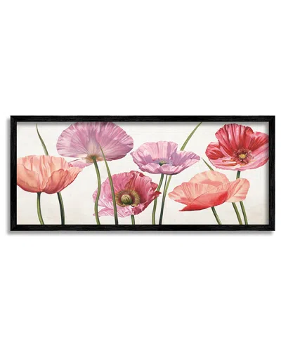 STUPELL MIXED POPPIES VIVID PETALS FRAMED GICLEE WALL ART BY EVA BARBERINI