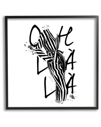 Stupell Modern Glam Ooh La La Framed Giclee Wall Art By Alison Petrie
