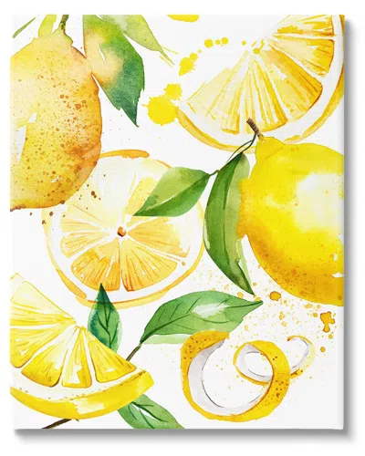 Stupell Modern Lemon Peels By Enya Todd Wall Art In Multi
