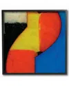 Stupell Modern Zig Zag Blue And Black By Matthew Finger Framed Art