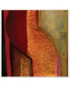 Stupell Modern Zig Zag Russet By Matthew Finger Canvas Art