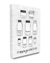 Stupell My Mason Jar Runneth Over Illustrations & Subtle Birch Typography