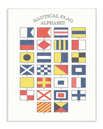 Stupell Nautical Flag Alphabet