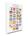 Stupell Nautical Flag Alphabet Canvas Art