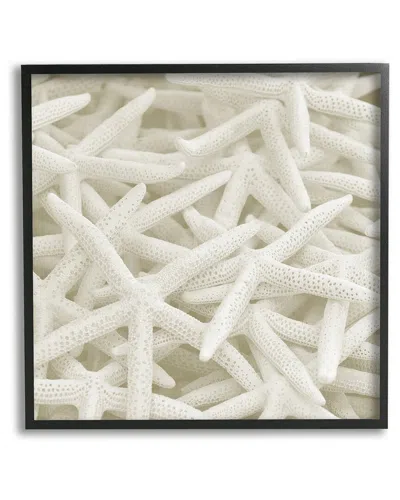 STUPELL NAUTICAL WHITE STARFISH PHOTOGRAPHY FRAMED GICLEE WALL ART BY LIL' RUE