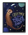 Stupell Otter Space Funny Animal By Megan Dunagan Framed Art