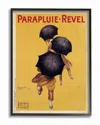 Stupell Parapluie-revel Vintage Poster Yellow Design Wall Art In Yellow
