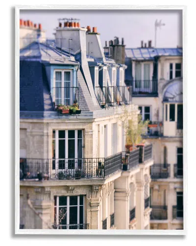 STUPELL PARISIAN ARCHITECTURE BUILDINGS FRAMED GICLEE WALL ART BY CARINA OKULA